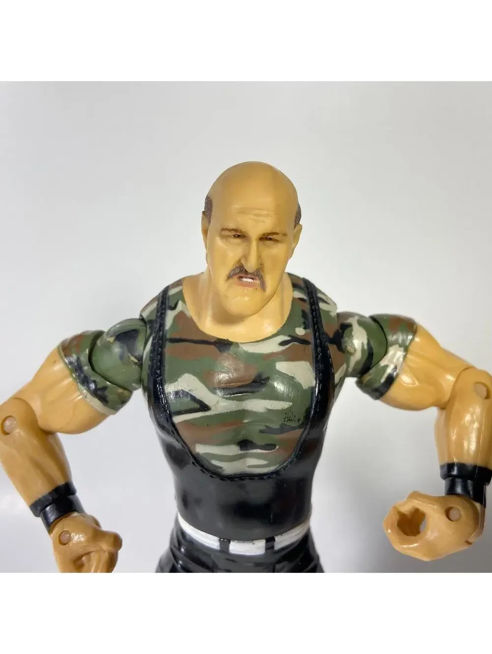 7” 2003 Jakks Pacific WWE / WWF Classic Superstars Sgt. Slaughter Figure